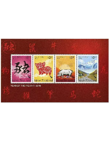 n° 374 - Timbre NOUVELLE-ZELANDE Blocs et feuillets