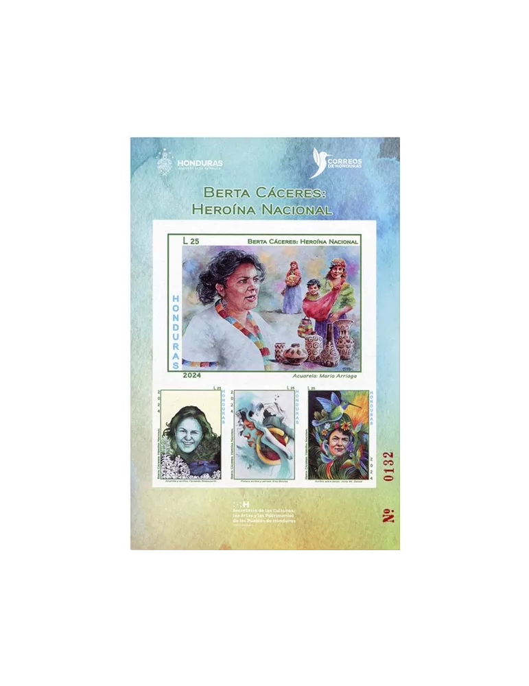 n° 100 - Timbre HONDURAS Blocs et feuillets