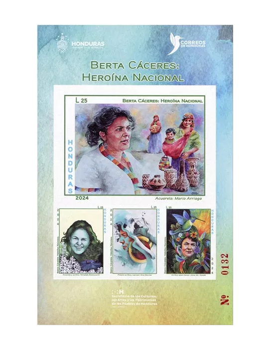 n° 100 - Timbre HONDURAS Blocs et feuillets