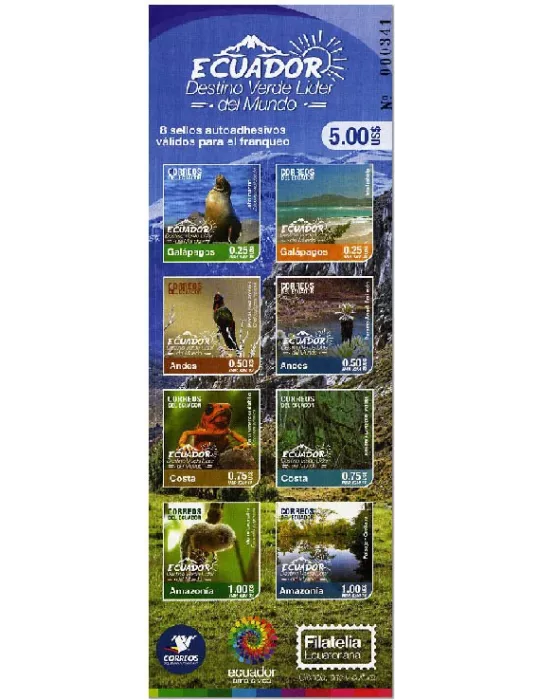 n° 2823/2830 - Timbre EQUATEUR Poste