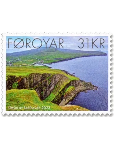 n° 1055/1056 - Timbre ILE FEROE Poste 2