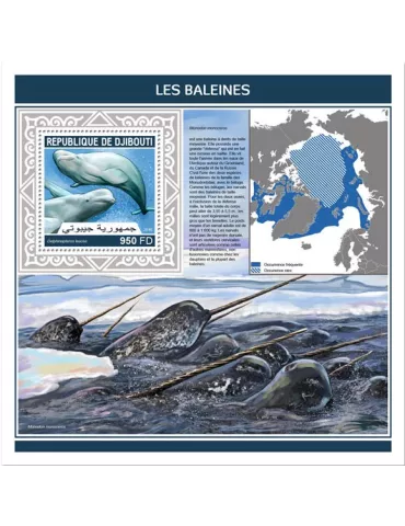 n° 290 - Timbre DJIBOUTI Blocs et feuillets