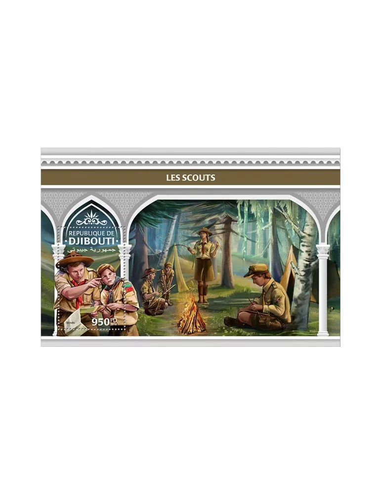 n° 308 - Timbre DJIBOUTI Blocs et feuillets