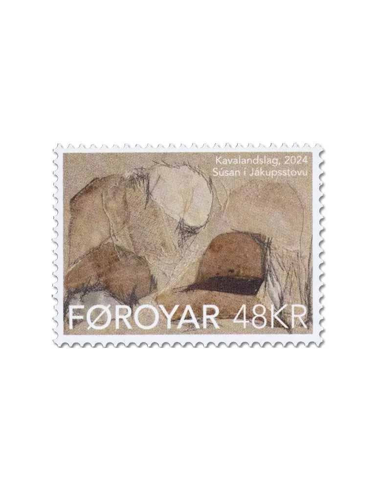 n° 1087/1088 - Timbre ILE FEROE Poste