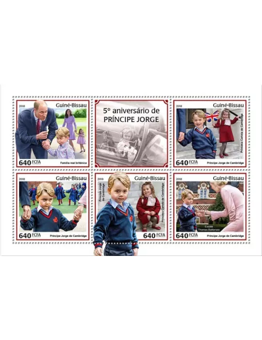 n° 7567/7571 - Timbre GUINÉE-BISSAU Poste