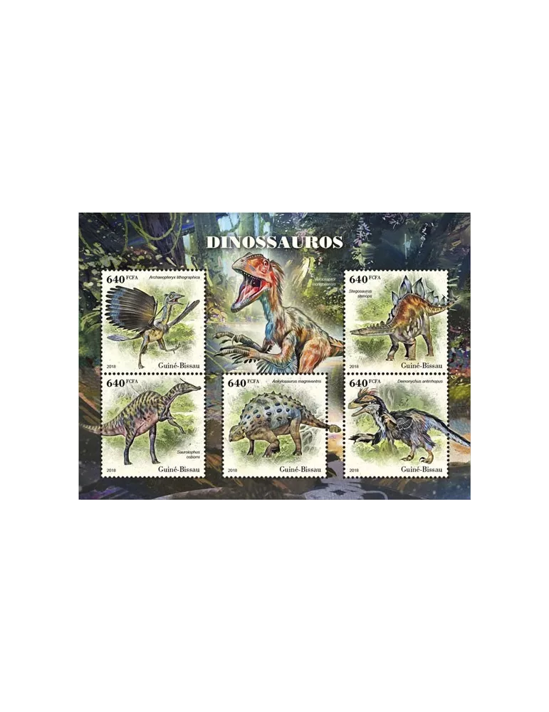 n° 7592/7596 - Timbre GUINÉE-BISSAU Poste