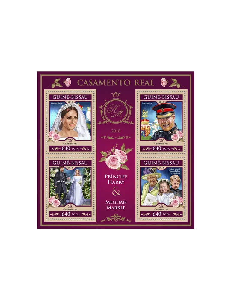 n° 7627/7631 - Timbre GUINÉE-BISSAU Poste