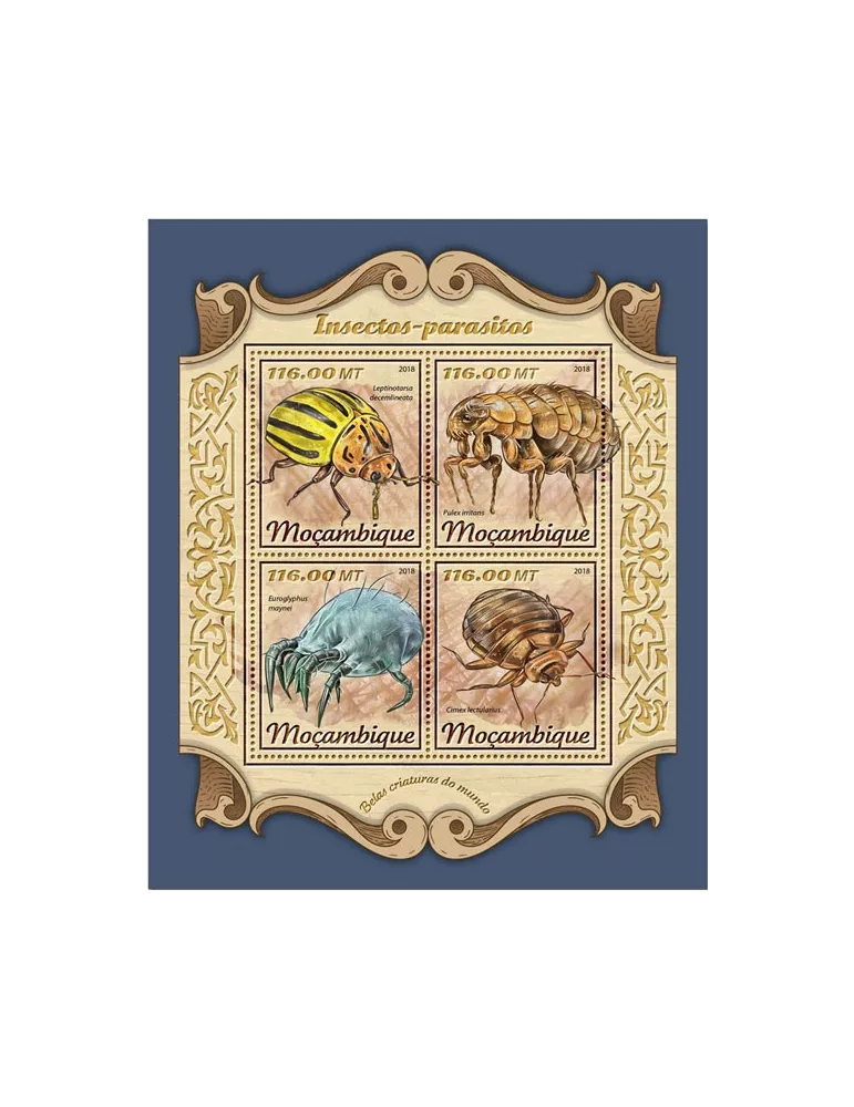 n° 7578/7581 - Timbre MOZAMBIQUE Poste