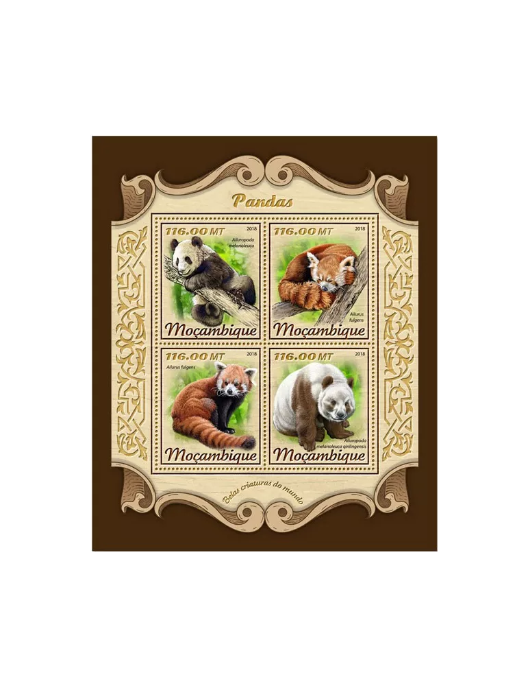 n° 7594/7597 - Timbre MOZAMBIQUE Poste