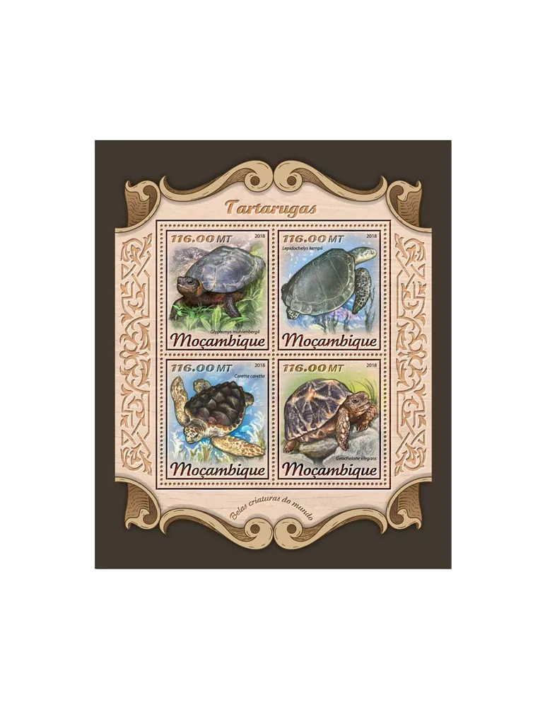 n° 7606/7609 - Timbre MOZAMBIQUE Poste