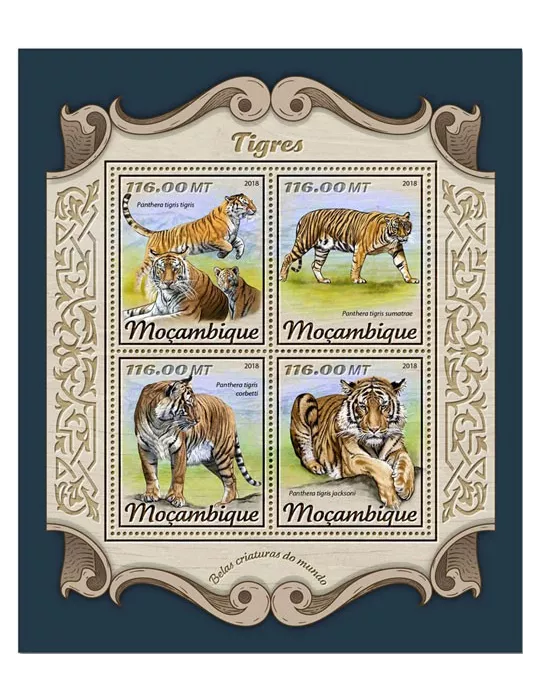 n° 7626/7629 - Timbre MOZAMBIQUE Poste