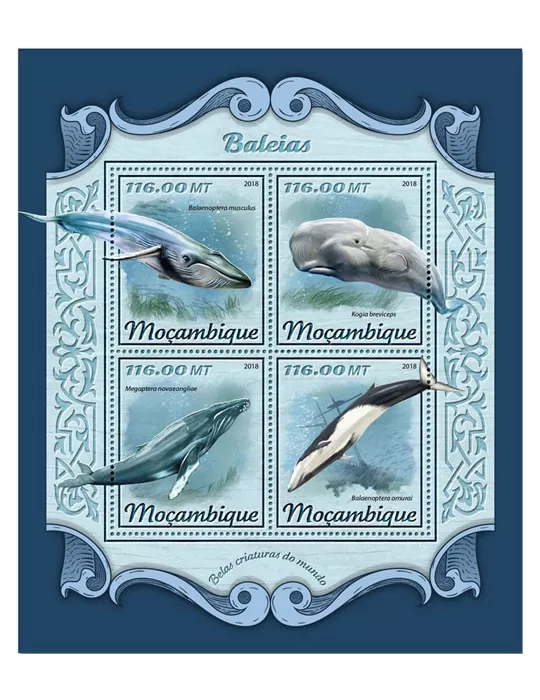 n° 7642/7645 - Timbre MOZAMBIQUE Poste