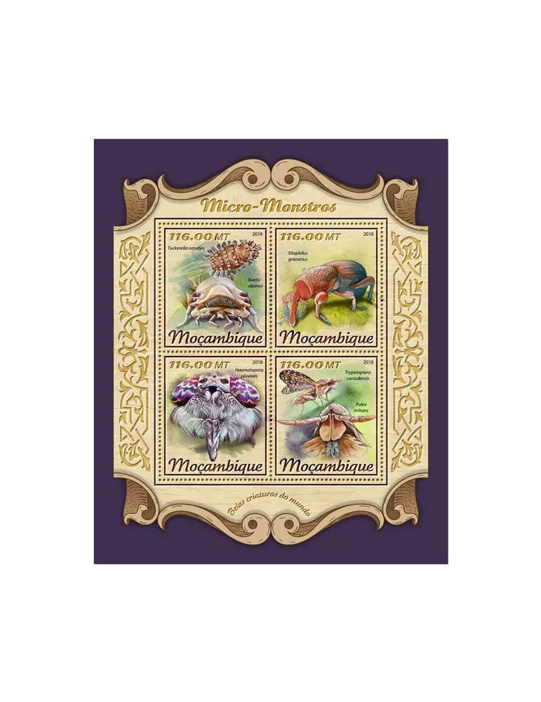 n° 7670/7673 - Timbre MOZAMBIQUE Poste