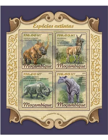 n° 7674/7677 - Timbre MOZAMBIQUE Poste