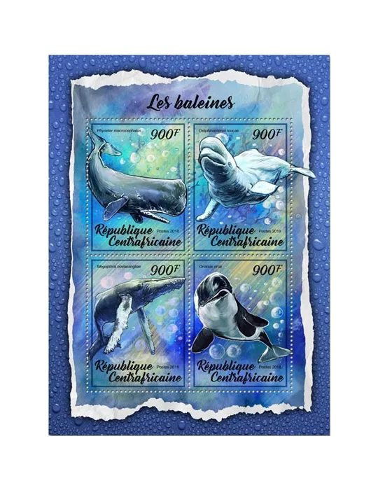 n° 5401/5404 - Timbre CENTRAFRIQUE Poste