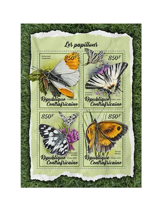 n° 5421/5424 - Timbre CENTRAFRIQUE Poste