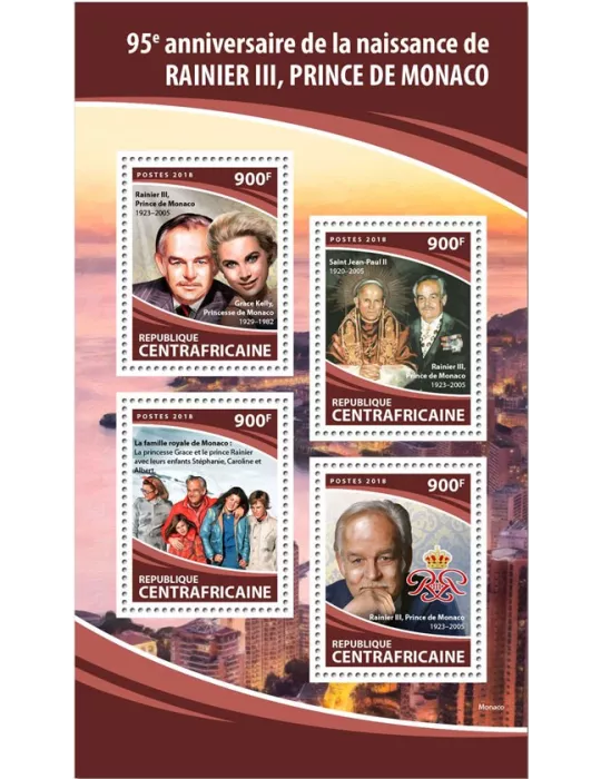 n° 5469/5472 - Timbre CENTRAFRIQUE Poste