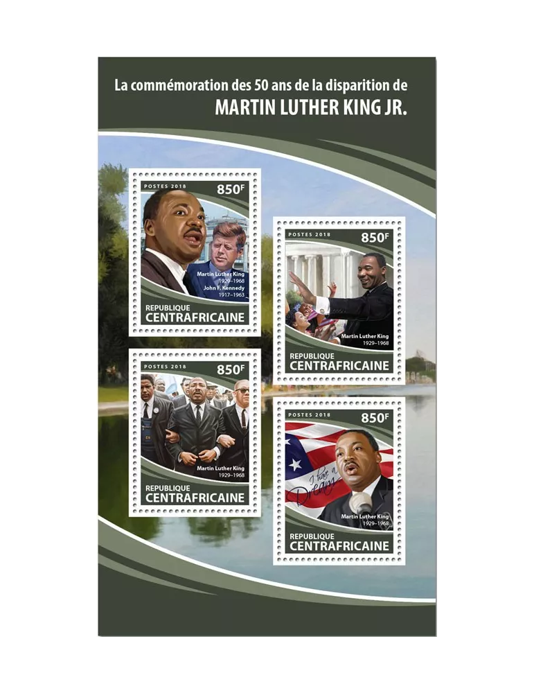 n° 5473/5476 - Timbre CENTRAFRIQUE Poste