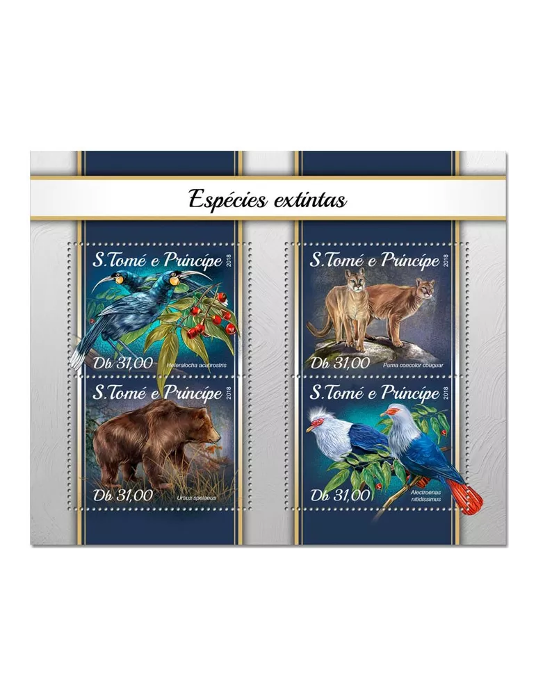 n° 6045/6048 - Timbre SAINT-THOMAS ET PRINCE Poste