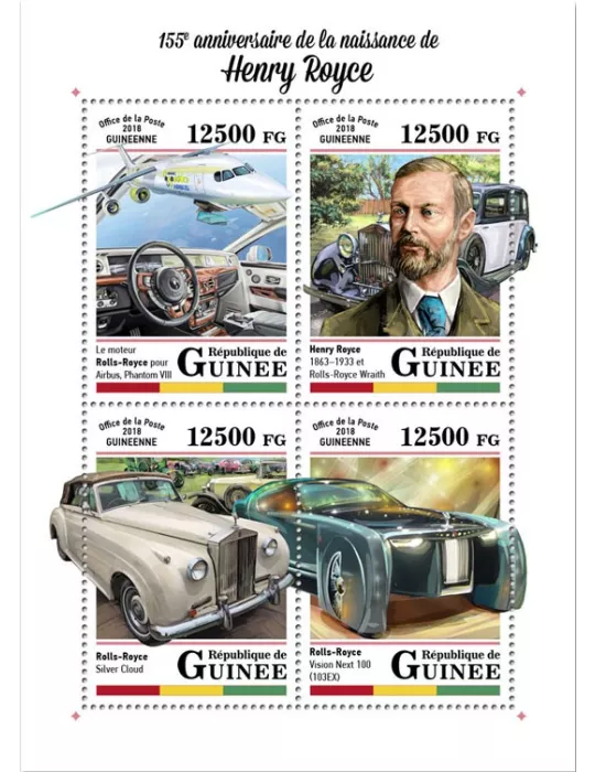 n° 9112/9115 - Timbre GUINÉE Poste