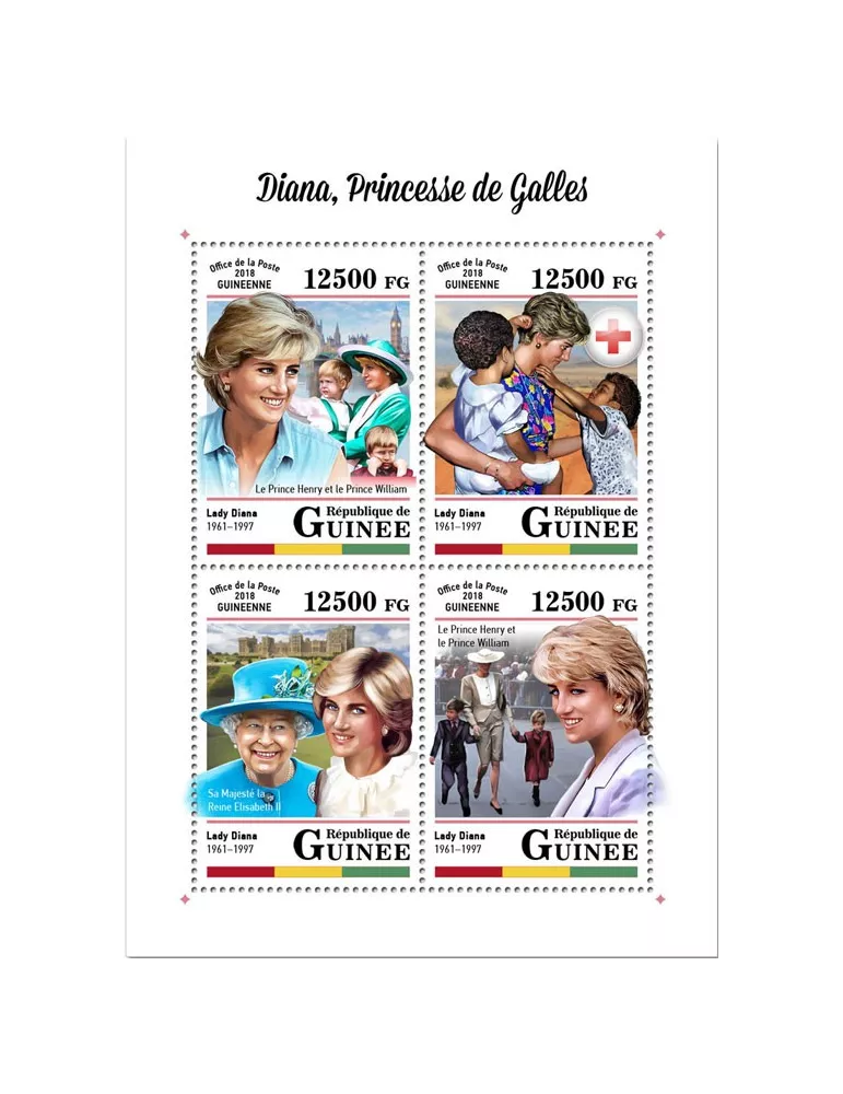 n° 9120/9123 - Timbre GUINÉE Poste