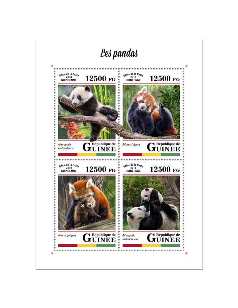 n° 9180/9183 - Timbre GUINÉE Poste