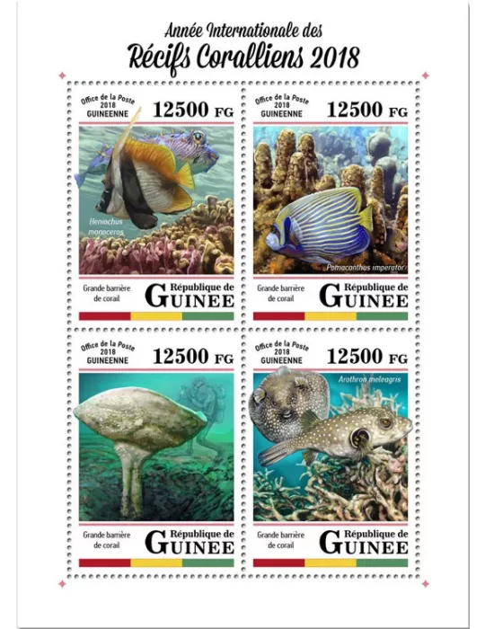 n° 9188/9191 - Timbre GUINÉE Poste