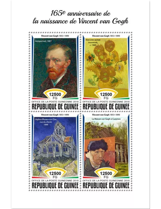 n° 9352/9355 - Timbre GUINÉE Poste