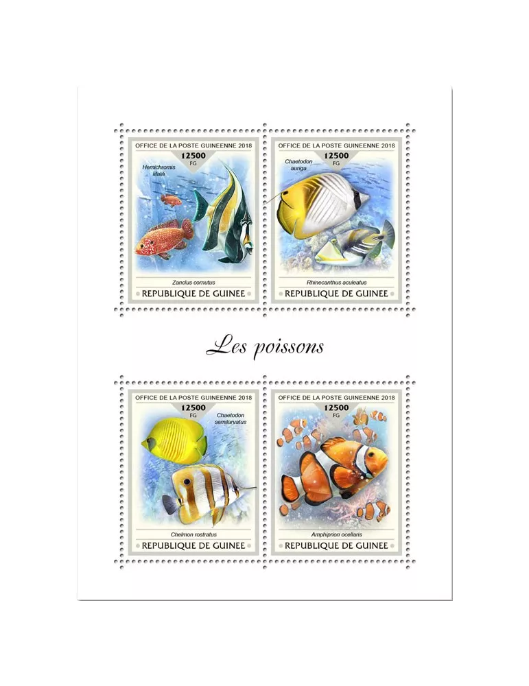 n° 9444/9447 - Timbre GUINÉE Poste