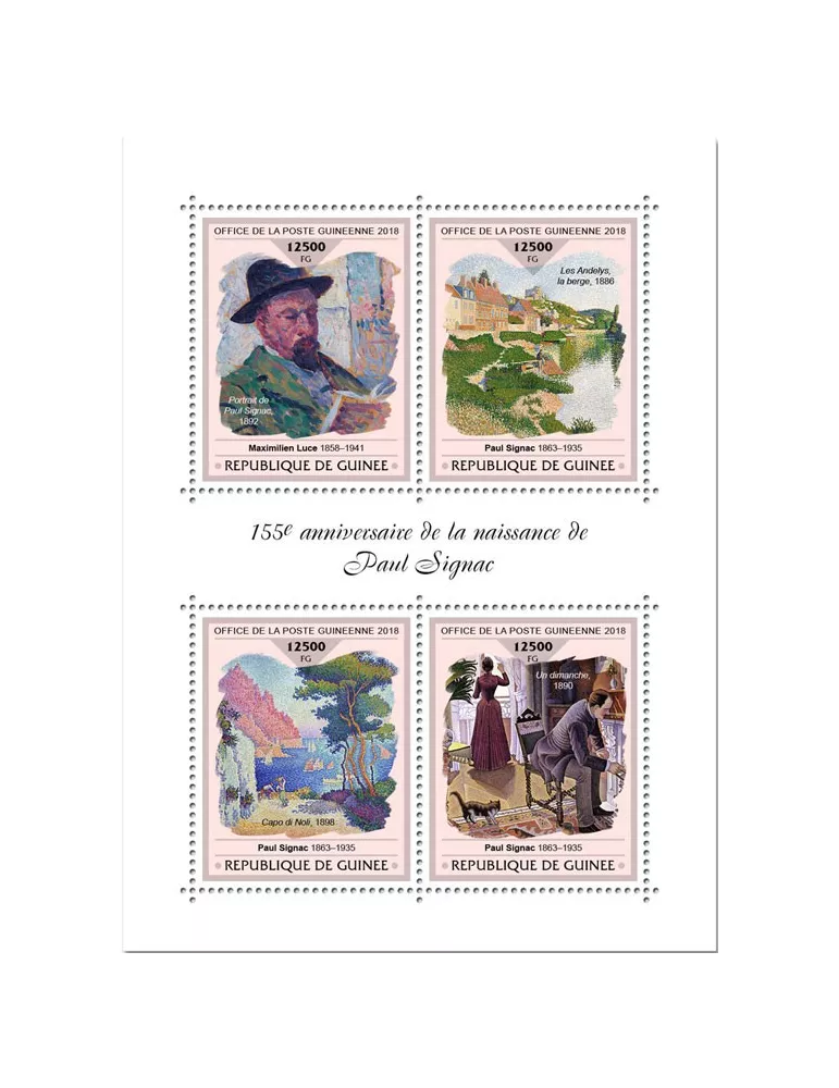 n° 9484/9487 - Timbre GUINÉE Poste