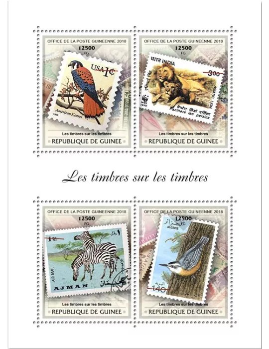 n° 9524/9527 - Timbre GUINÉE Poste