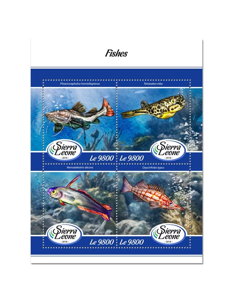 n° 7641/7644 - Timbre SIERRA LEONE Poste