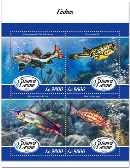 n° 7641/7644 - Timbre SIERRA LEONE Poste