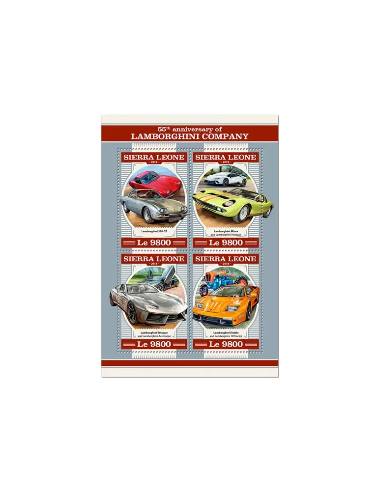 n° 7745/7748 - Timbre SIERRA LEONE Poste