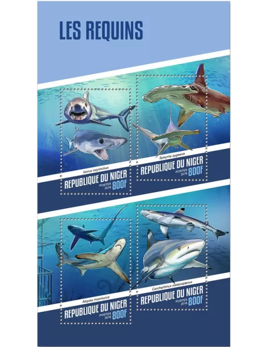 n° 4489/4492 - Timbre NIGER Poste