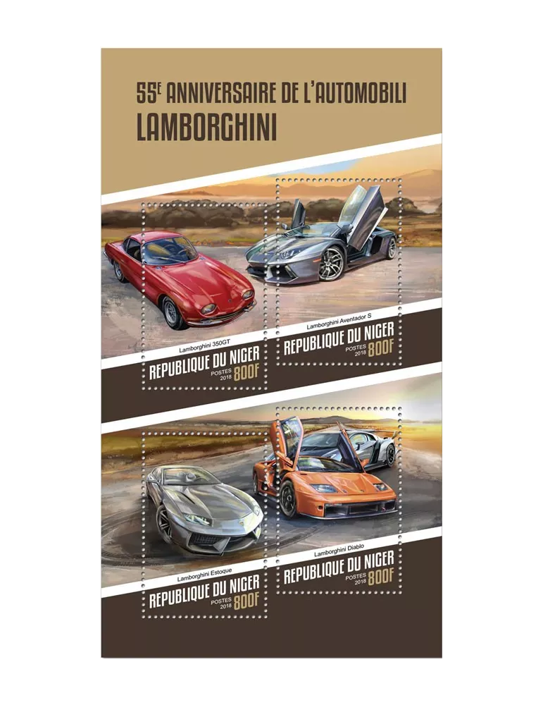 n° 4513/4516 - Timbre NIGER Poste