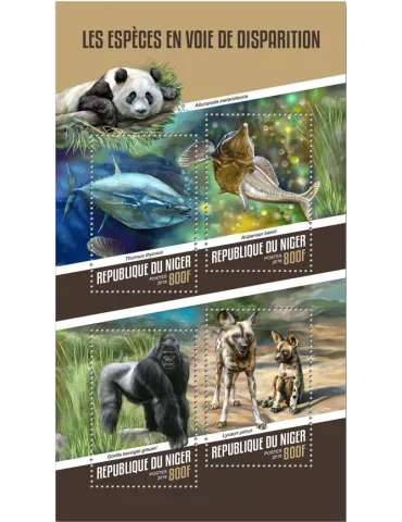 n° 4581/4584 - Timbre NIGER Poste