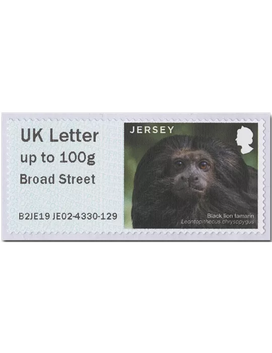 n° 119/124 - Timbre JERSEY Timbres de distributeurs