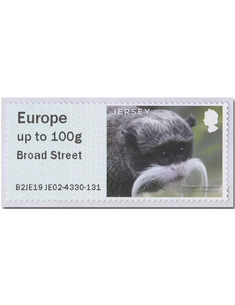 n° 119/124 - Timbre JERSEY Timbres de distributeurs