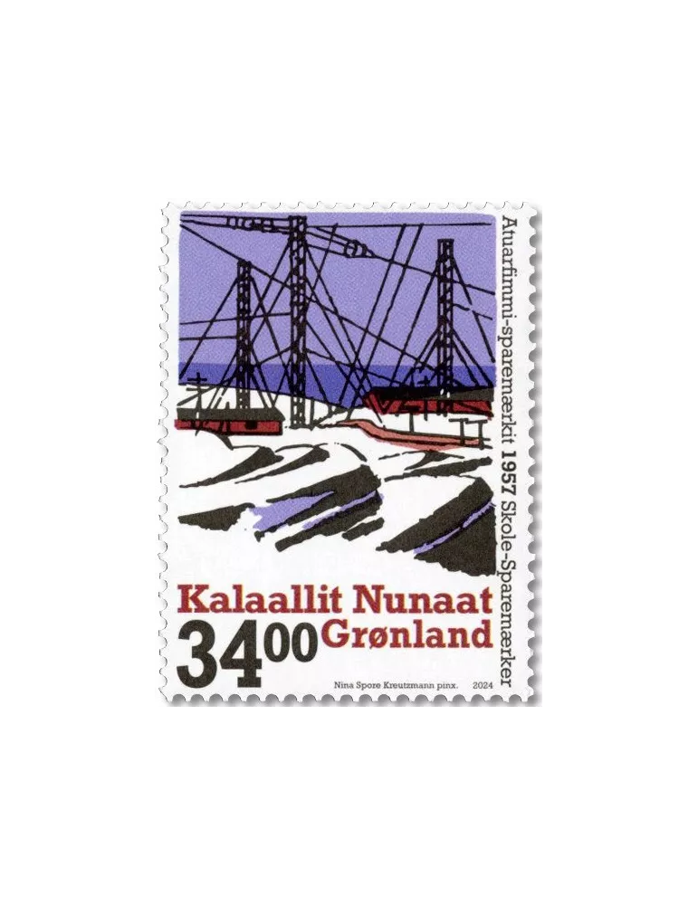n° 943/944 - Timbre GROENLAND Poste