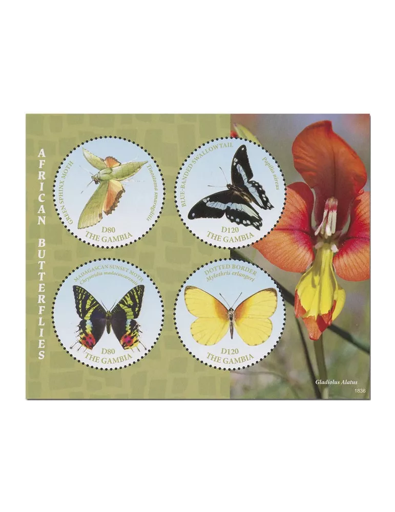 n° 5932/5935 - Timbre GAMBIE Poste