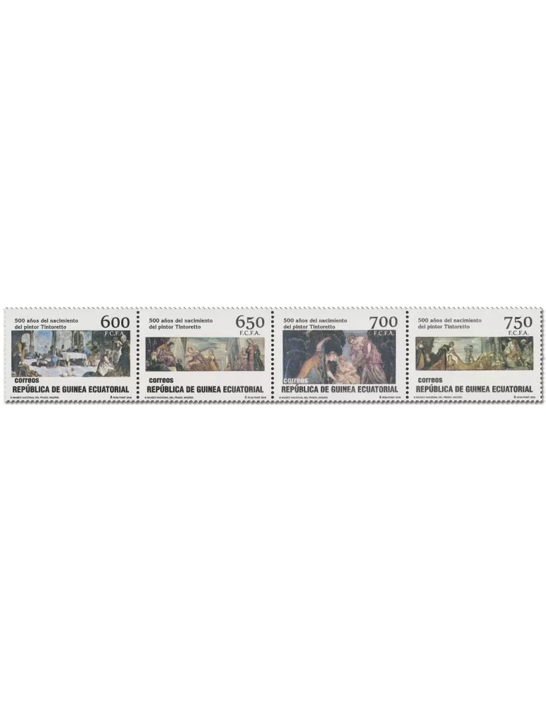 n° 667/670 - Timbre GUINEE-EQUATORIALE Poste