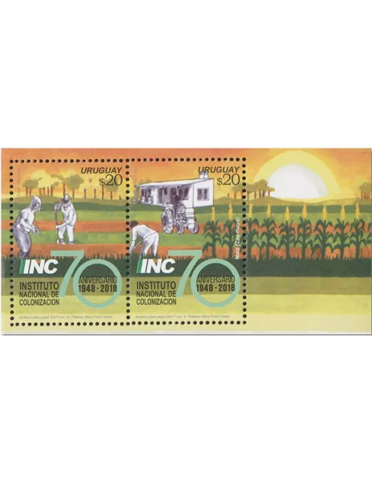 n° 124 - Timbre URUGUAY Blocs et feuillets