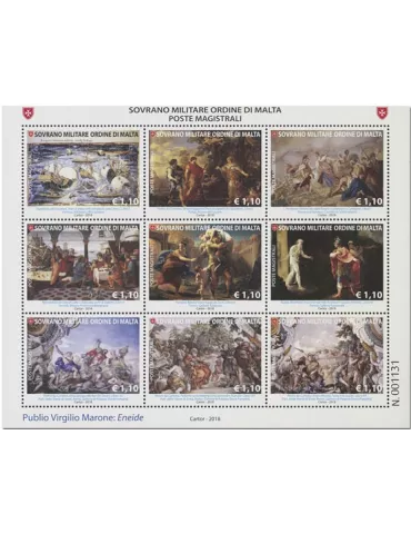 n° 1435/1443 - Timbre ORDRE de MALTE Poste