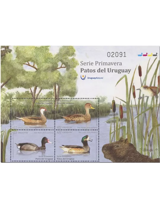 n° 2911/2914 - Timbre URUGUAY Poste