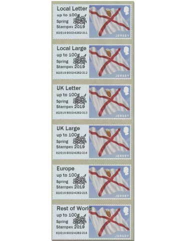 n° 125 - Timbre JERSEY Timbres de distributeurs