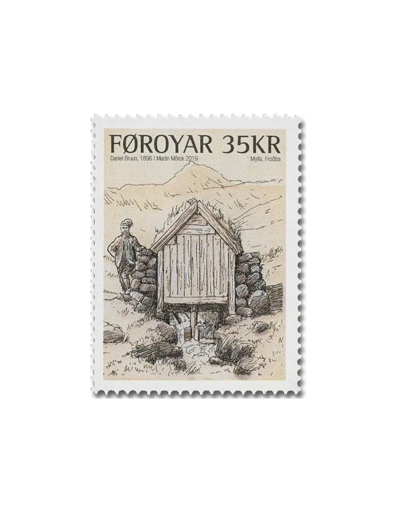 n° 947/948 - Timbre ILE FEROE Poste