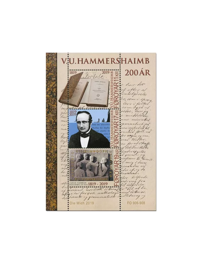 n° F953 - Timbre ILE FEROE Poste