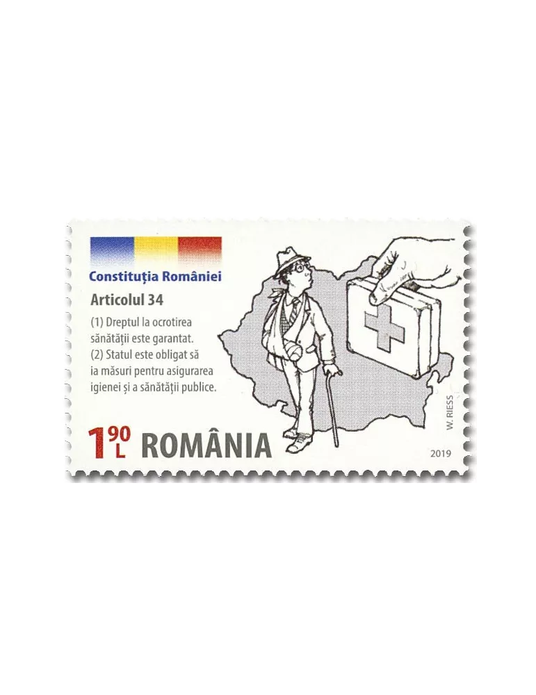 n° 6418/6426 - Timbre ROUMANIE Poste