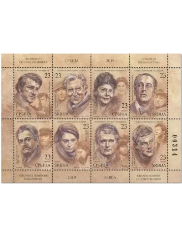 n° 848/855 - Timbre SERBIE Poste